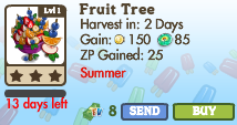 8434508 Limited Edition Summer Trees: Beach Ball & Fruit Trees!