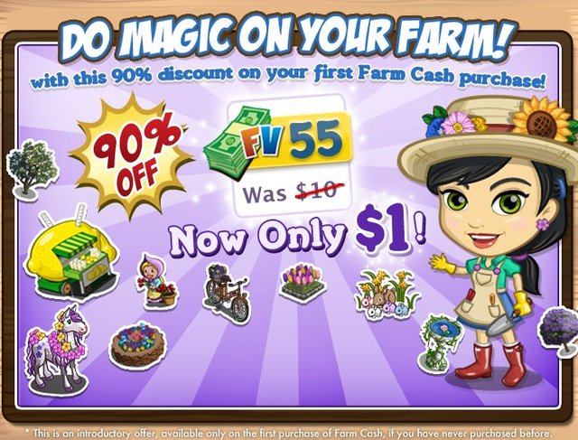 8481483 Do Magic On Your Farm: 90% Off Farm Cash!