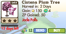 8521268  Limited Edition Jade Falls: Fortune Cookies, Sargent’s Cherry & Cistena Plum Tree!