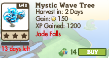 8596503 Limited Edition Jade Falls Trees: Mystic Cloud, Mystic Wave, Gold Peach & Tachibana!